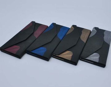 foldable triangle glasses case