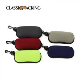 Polyester Multicolor Glasses Case with Key Chain