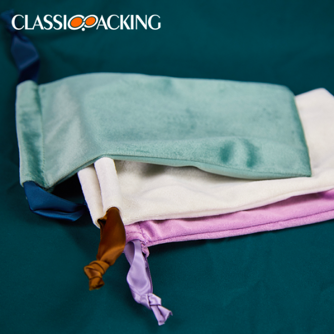 velvet glasses pouch color options