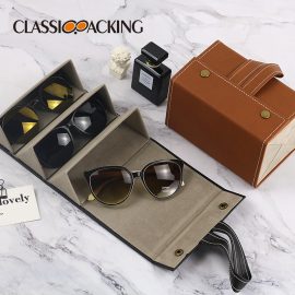 2-6 Slots Travel Eyeglass Case For Multiple Pairs