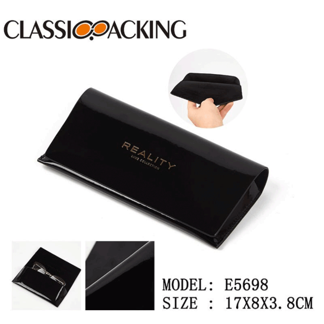 Black Leather Eyeglass Case Bulk