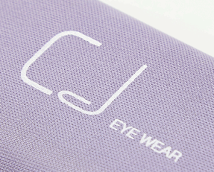 eva zip case for reading glasses logo