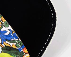 soft custom digital printed sunglasses case trimming details