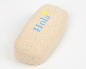 canvas sunglasses case side angle