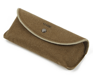 dark green soft sunglasses case pouch