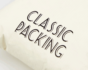 soft tyvek snap top sunglasses pouch logo printing details