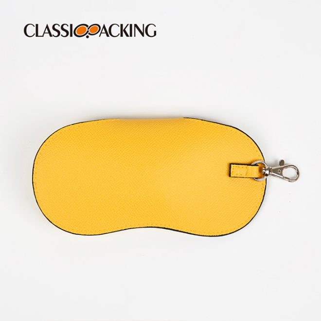 custom color eyeglass case with strap back look