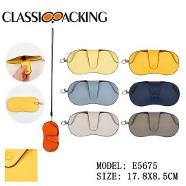 Custom Color Eyeglass Case With Neck Strap Wholesale