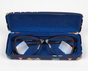 cute hard glasses case size comparison
