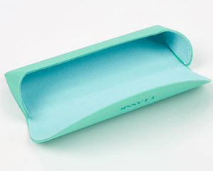 cyan pu leather reading glasses case bulk
