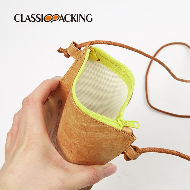 eyeglass pouch with neck strap lining