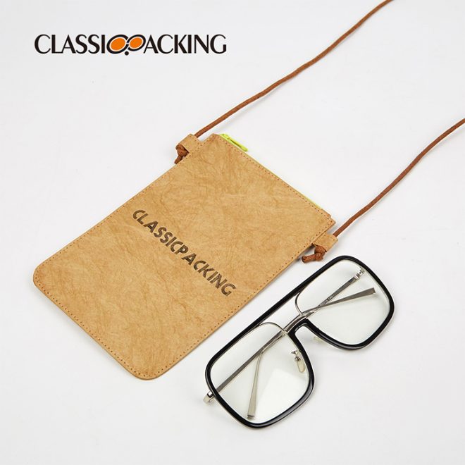eyeglass pouch with neck strap size comparison