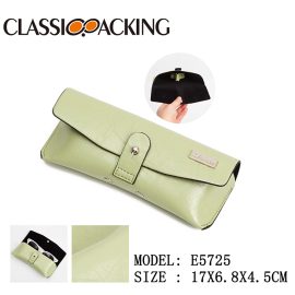 Green Eyeglass Case Soft Leather