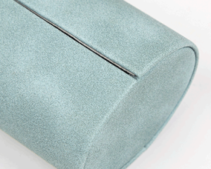 handmade eyeglass case fabric close up