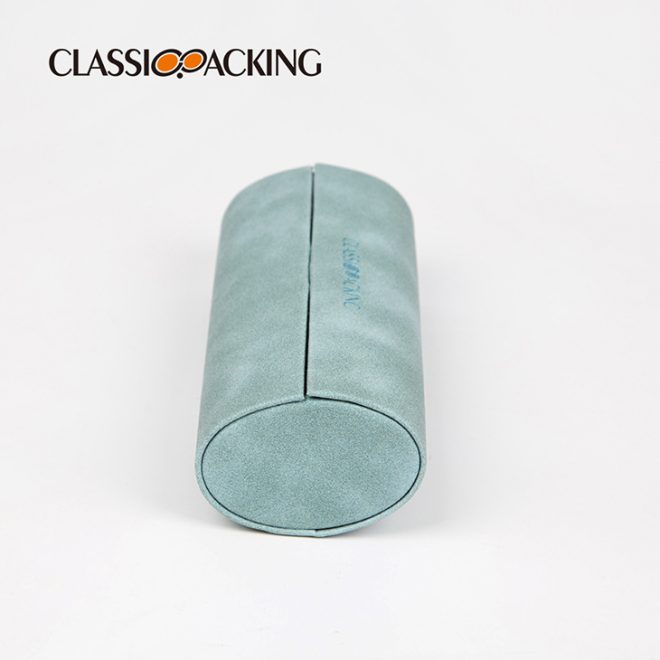 handmade glasses case side angle