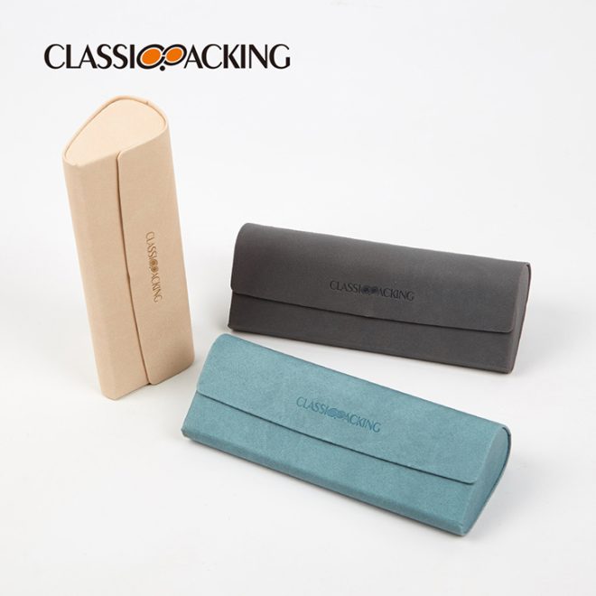 handmade leather sunglass case color options