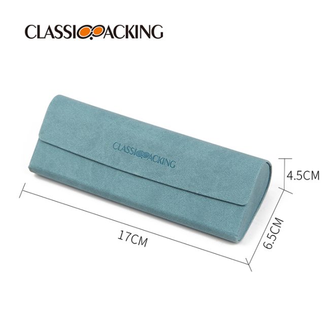 handmade leather sunglass case size