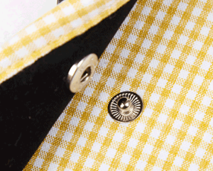 ladies soft glasses case with leather ribbon button details
