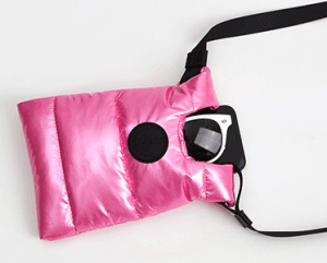 padded glasses pouch details