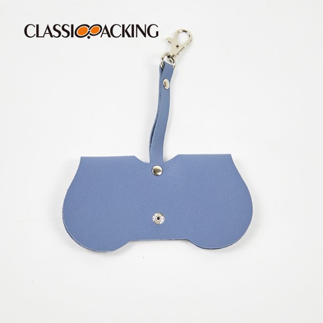 soft leather eyeglass pouch back angle