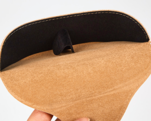 cork eyeglass case inner look