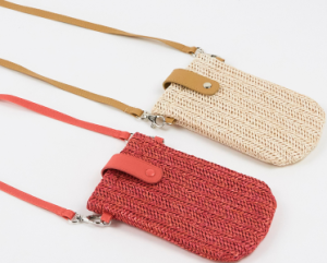 eco straw woven sunglasses pouch color options 1