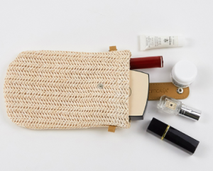 eco straw woven sunglasses pouch multifunctional feature