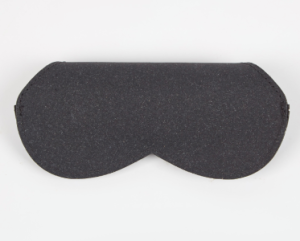 slim soft glasses case back view