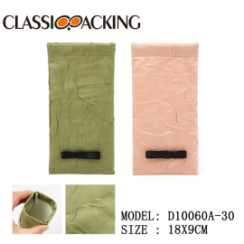 Polyester Squeeze Top Eyeglass Pouch Wholesale