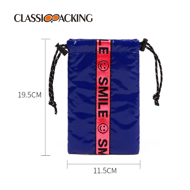 Glossy Polyester Sunglasses Pouch Bulk - Image 2