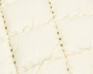 quilted glasses case fabric detail