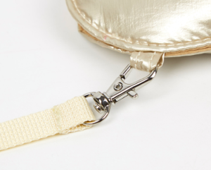 soft spectacle pouch shoulder strap detail