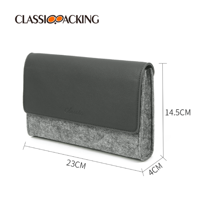 felt glasses pouch size