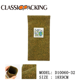 Eco Glasses Case Soft Pouch Recycled Tea Grounds Bulk