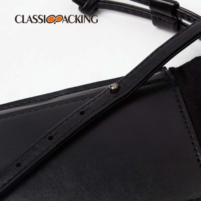 leather drawstring sunglasses pouch adjustable shoulder strap