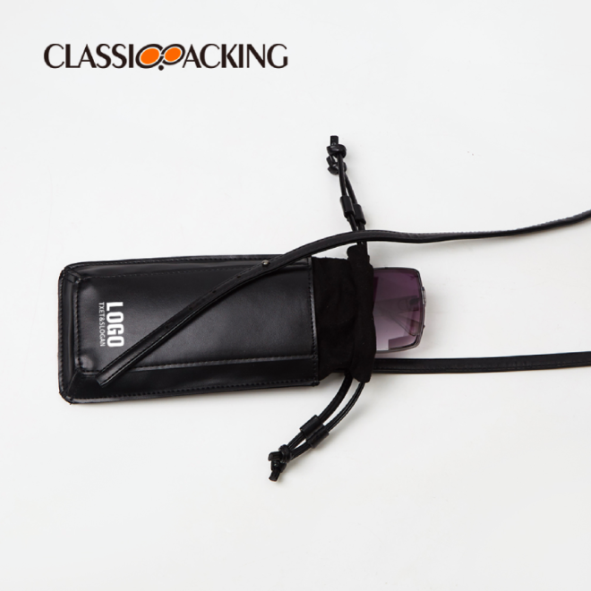 leather drawstring sunglasses pouch capacity