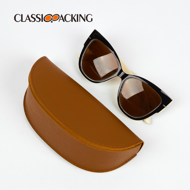 soft leather eyeglass case size comparison