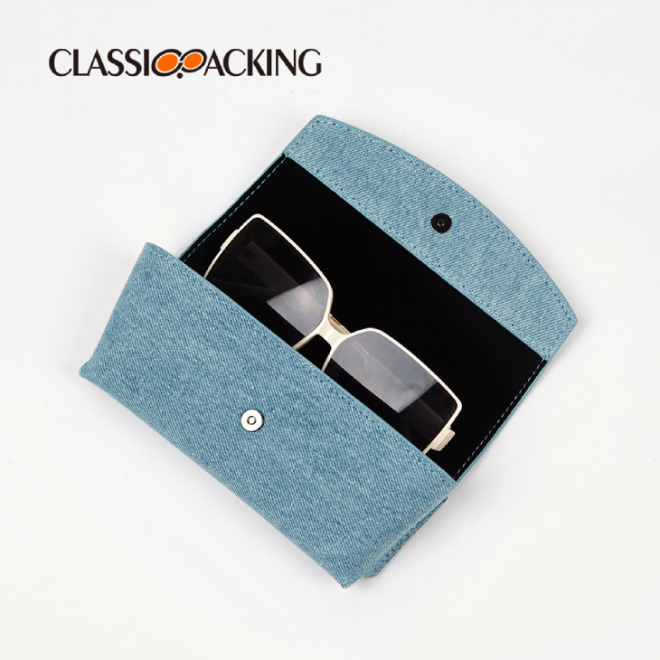 denim glasses case capacity